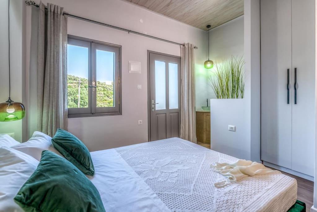 Casa Del Miele, Private Pool, Bbq, Mountain View. Vila Alikianos Exterior foto
